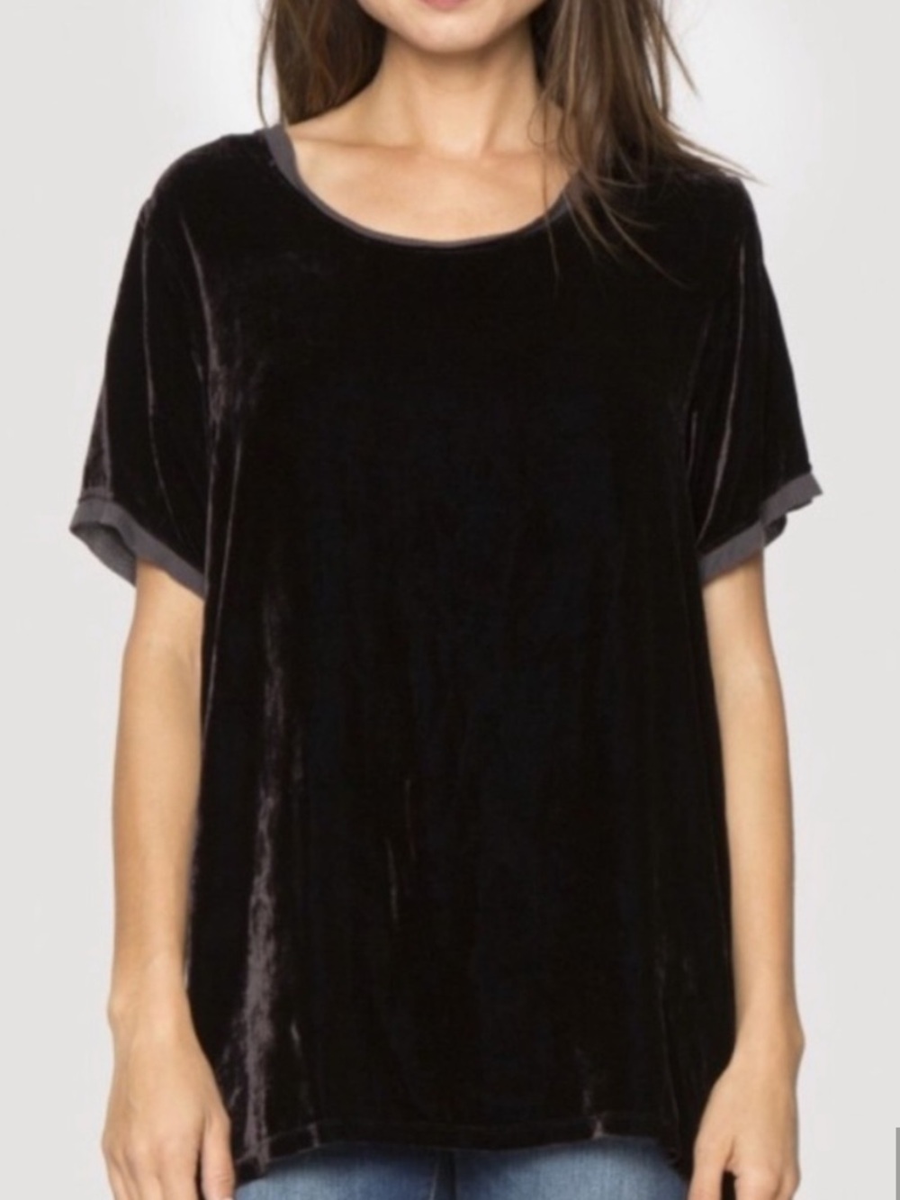 Johnny Was Pete & Greta Keisha Velour Blouse Size Large
